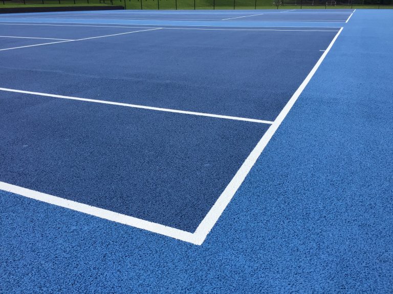 Blue Tennis court